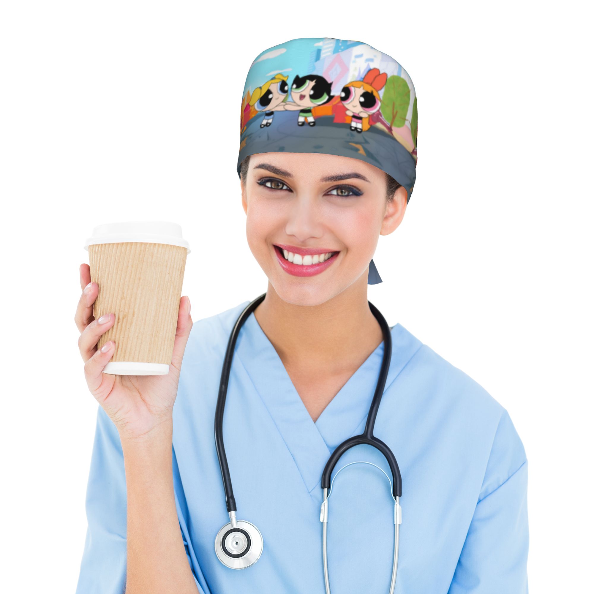 Anime Cosplay Nurse - Custom Poweres Anime Puffes Breathable Nursing