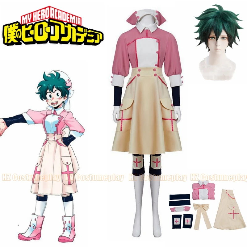 Anime Cosplay Nurse - Female Nurse Deku Cosplay Costume Izuku
