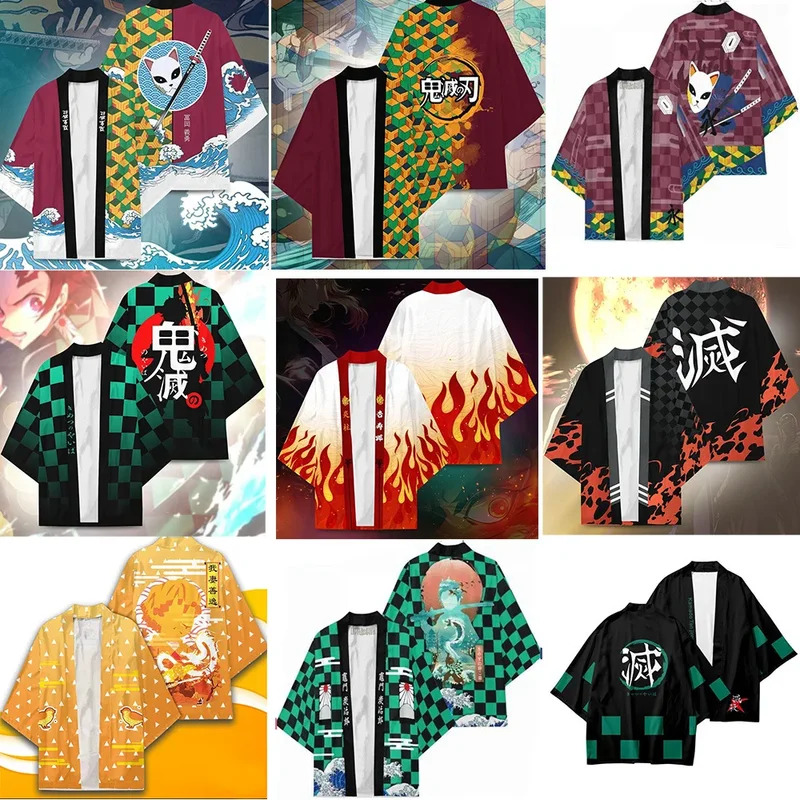 Demon Slayer Haori - Demon Slayers Cardigan Men's Japanese Anime