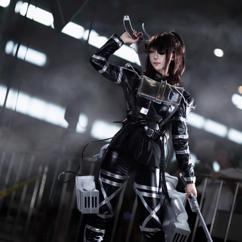Mikasa  Ackerman Costumes Atta - Anime Cosplay Ladies review and price
