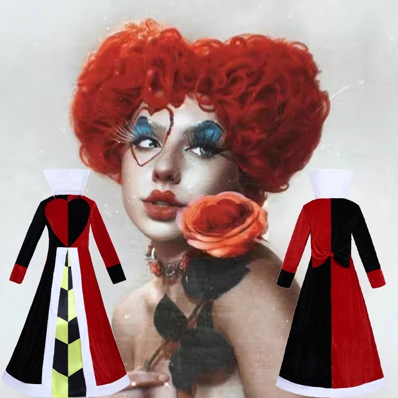 Queen Anime Red Heart Movie Co - Anime Cosplay With Red Hair review and price