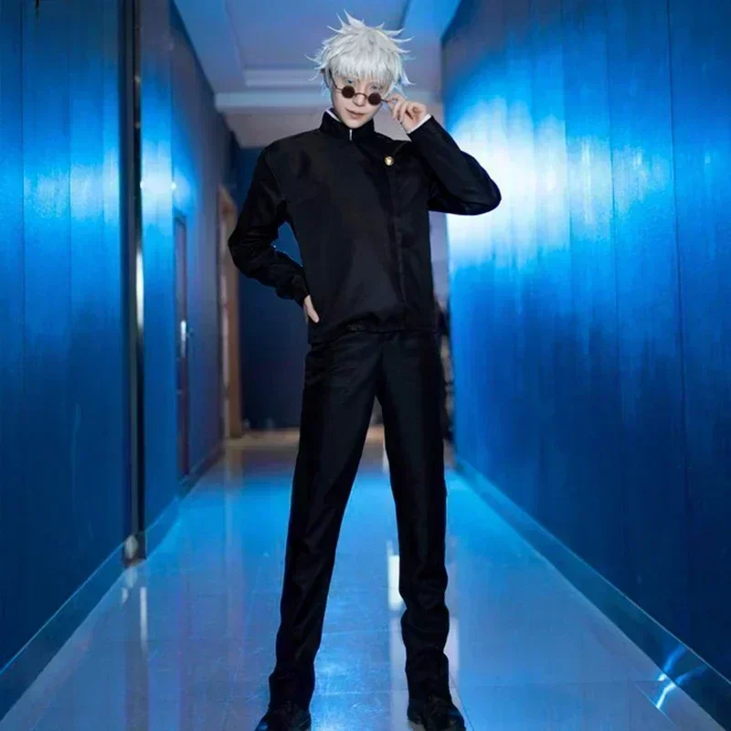 Anime Gojo Satoru Cosplay Unif - Jujutsu Kaisen Uniform review and price
