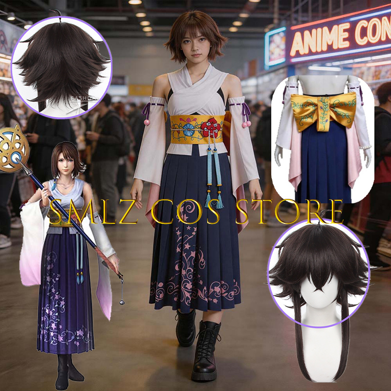 Smlz FFX Yuna Cosplay Anime FF - Anime Cosplay Ladies review and price