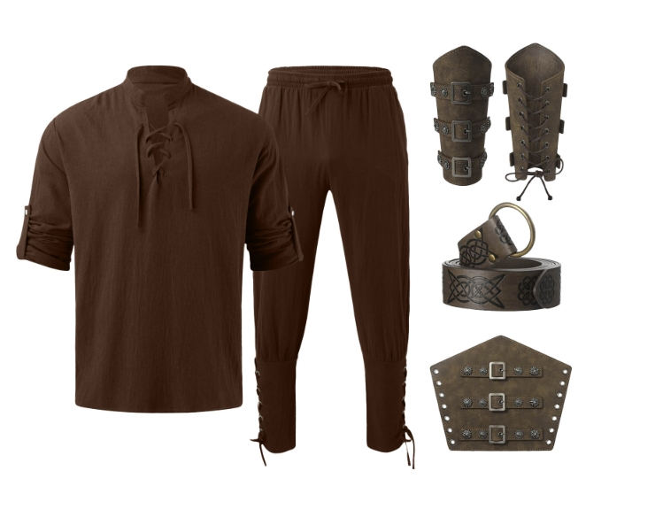 4 Pcs Halloween Men's Renaissa - Costume Anime Cosplay review and price