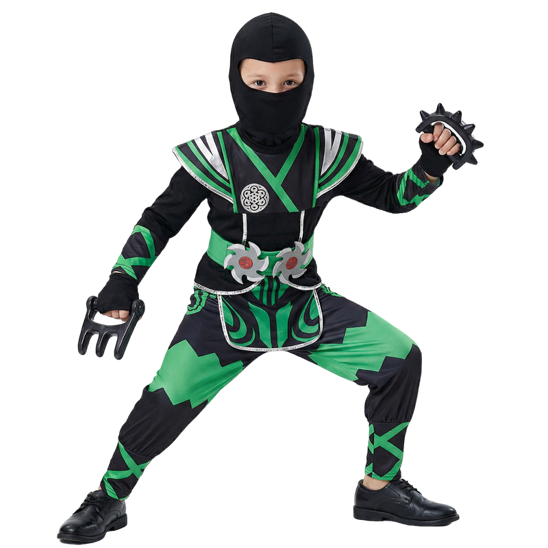 Green Ninja Costume for Kids w - Cosplay Anime Boy review and price
