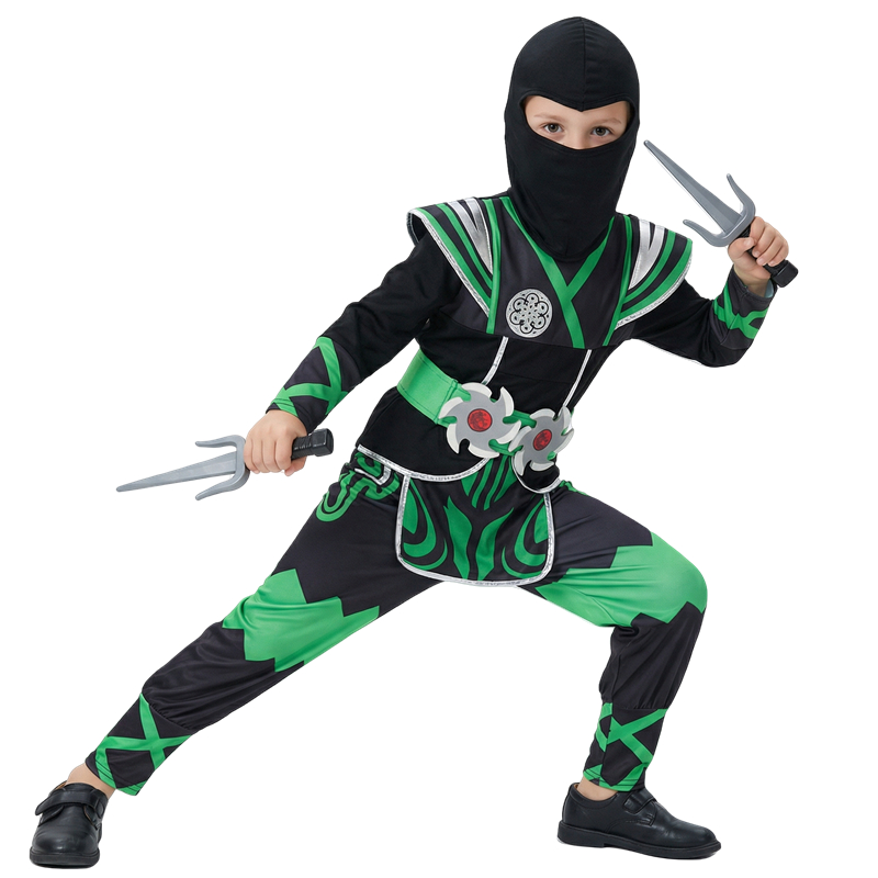 Green Ninja Costume for Kids w - Cosplay Anime Boy review and price