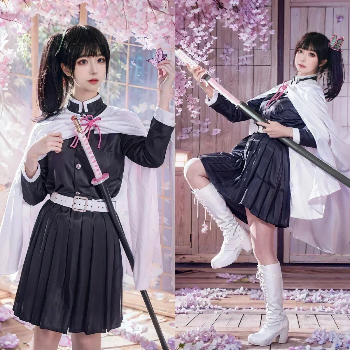 Halloween Tsuyuri Kanao Cospla - Demon Slayer Haori review and price