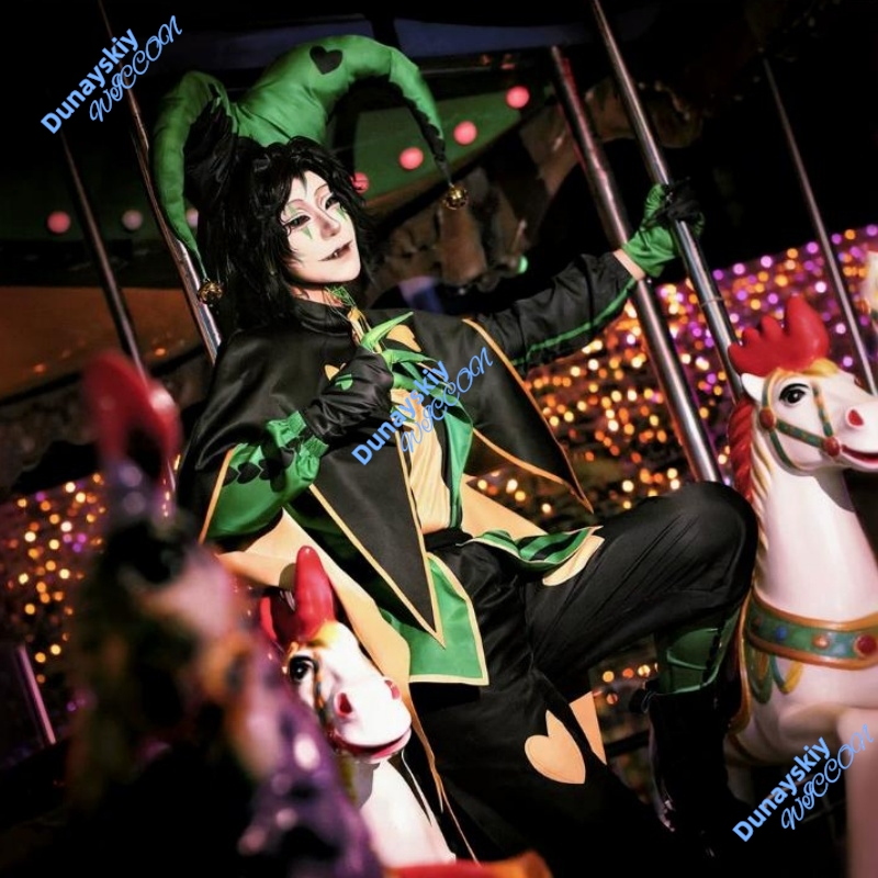 Mens Freak Circus Pierrot Clow - Anime Cosplay Expo 2025 review and price