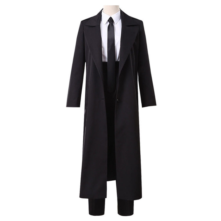 Makima Long Black Windbreaker  - Anime Cosplay Makima review and price