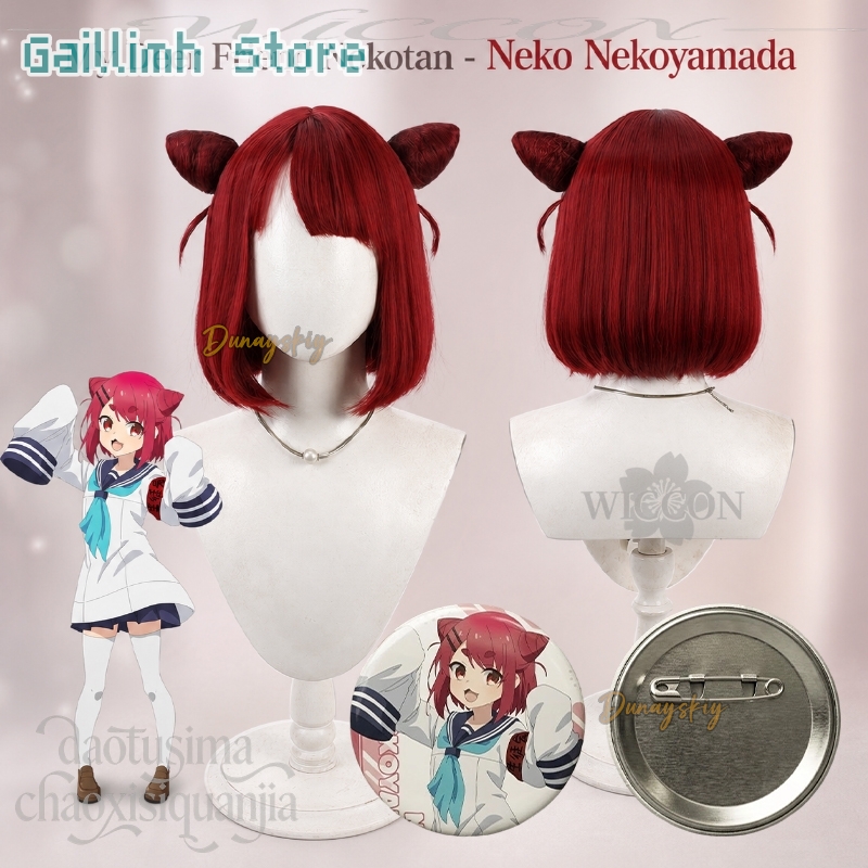 Anime My Deer Friend Nokotan C - Anime Cosplay With Red Hair review and price