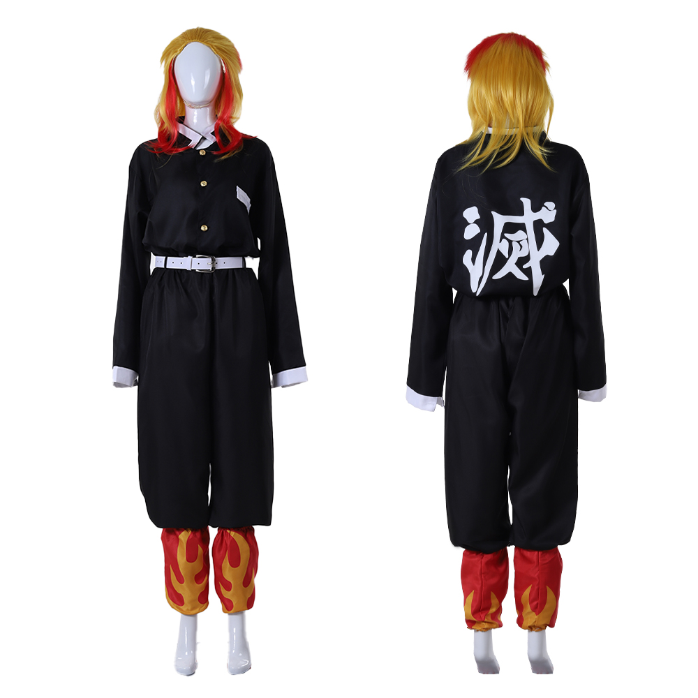 Flame Hashira Cosplay Uniform  - Demon Slayer Haori review and price