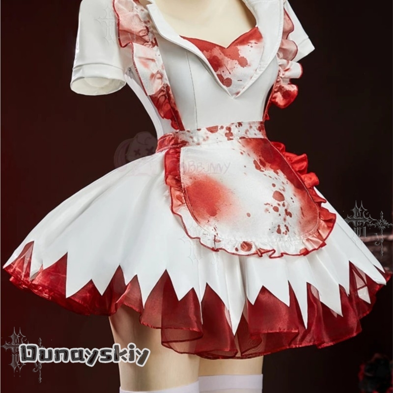 OHaYo%Bloody Nurse Fanart Hall - Anime Cosplay Nurse review and price