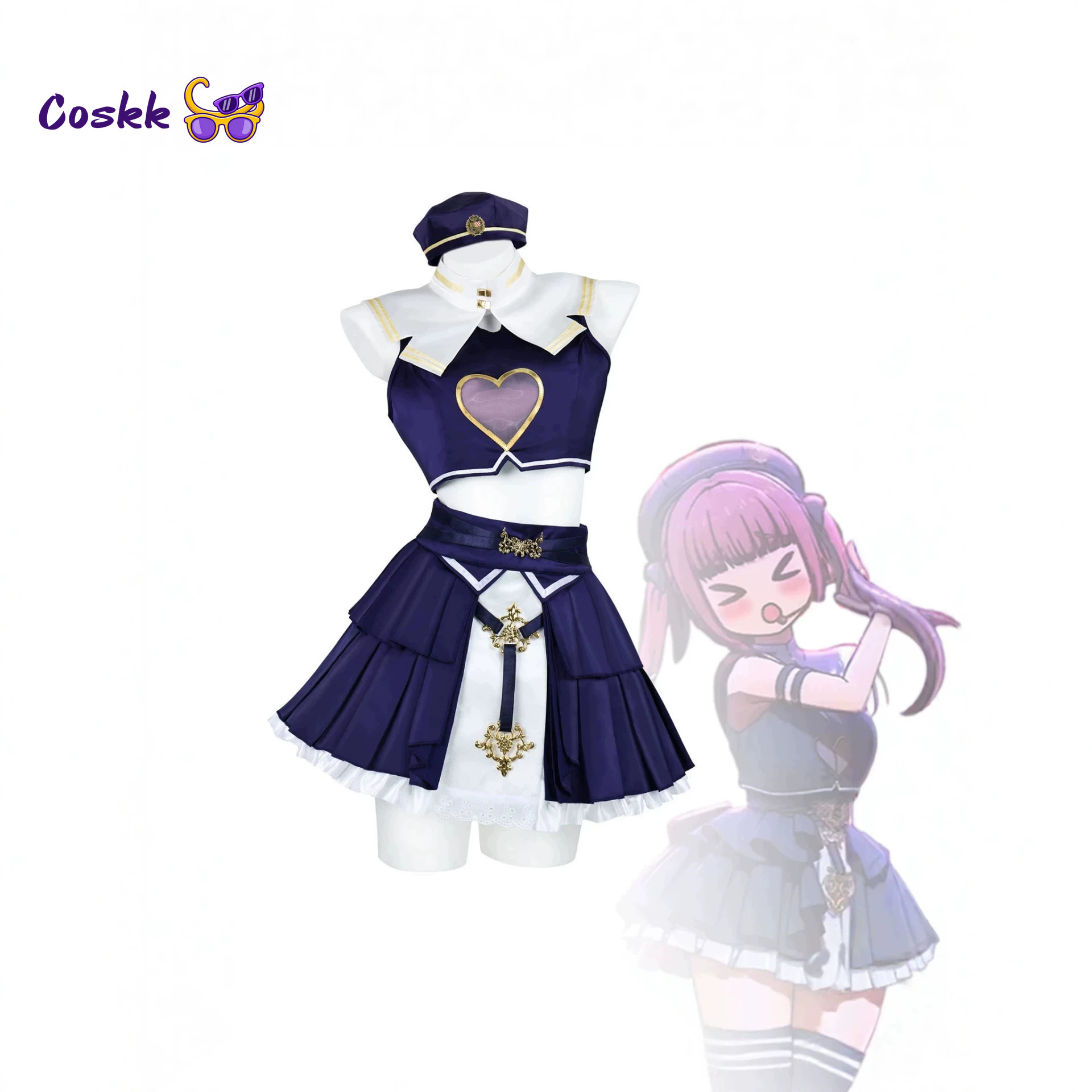 Houshou Marine Cosplay Costume - Anime Marin Cosplay review and price